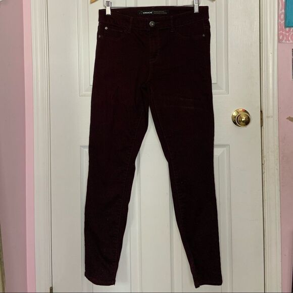 Maroon Skinny Jeans - Picture 3 of 6